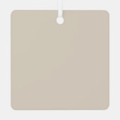 Bannockbane Original Scottish Tartan Christmas メタルオーナメント (裏面)