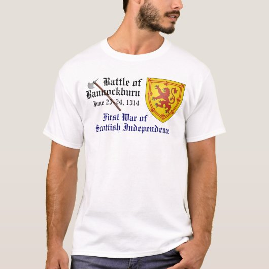 Bannockburnの戦い Tシャツ (正面)