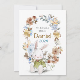 Banny Rabet new born Greeting cards 招待状
