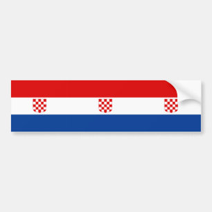 Banovina of Croatia、クロアチアの旗 バンパーステッカー