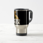 Bantersaurusのレックスの冗談商人のギフト トラベルマグ (正面右)