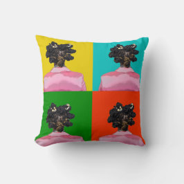 Bantu Knots pillow クッション
