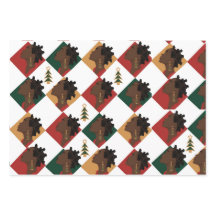 Bantu Tri Remixラッピング紙フラットシートセット3