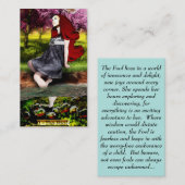 Banxのタロットの愚か者の名刺 名刺 (正面/裏面)