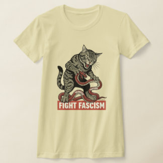 Banzai Kat Fight Fascism Tシャツ