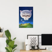 Bao Bao: 星の中で浮かぶ夜空の夢 ポスター (ホームオフィス)