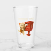 Bao Bao: Posting Time with Retro Taiwan Mailbox タンブラーグラス (正面)