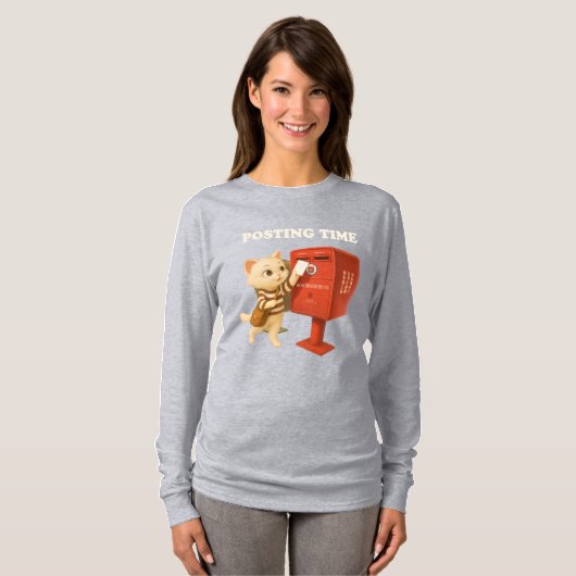 Bao Bao: Posting Time with Retro Taiwan Mailbox Tシャツ (正面フル)