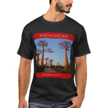 Baobab Alley, Madagascar Travel T-Shirt