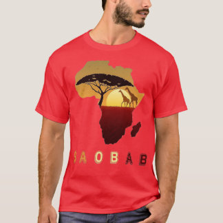 Baobab treesunsets baobab treeアフリカBaobab tree Tシャツ