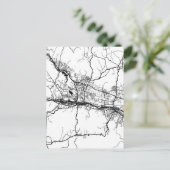 Baoji China City Map ポストカード (スタンド正面)