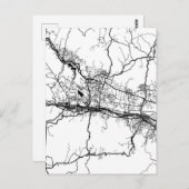 Baoji China City Map ポストカード (正面/裏面)