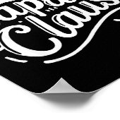 Bapa Claus Christmas Santa's Pajama Family Matchin ポスター (角)