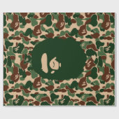 bape Camo monkey hypebeast ラッピングペーパー (フラット)