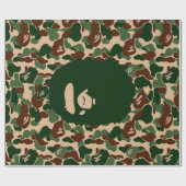 bape Camo monkey hypebeast ラッピングペーパー (フラット)