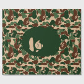 bape Camo monkey hypebeast ラッピングペーパー (フラット)
