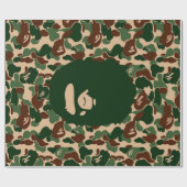 bape Camo monkey hypebeast ラッピングペーパー (フラット)