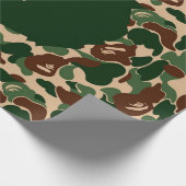 bape Camo monkey hypebeast ラッピングペーパー (角)