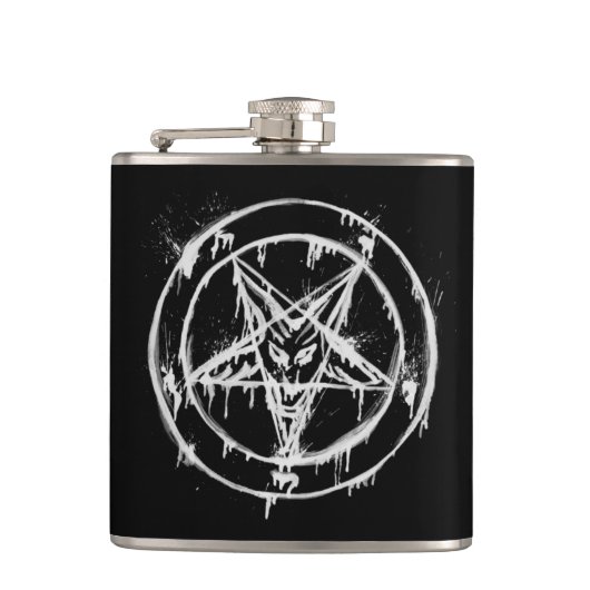 Baphometのきたなく黒いフラスコ フラスク (正面)