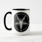 Baphometのオールドスタイルのマグ マグカップ (左)