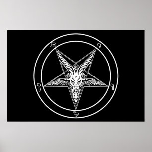 Baphometのオールドスタイルの巨大なポスター40" x60 " ポスター