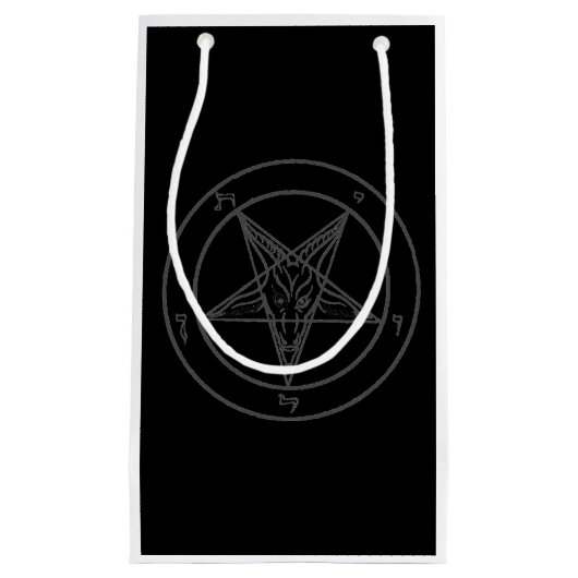 Baphometのギフトバッグ スモールペーパーバッグ (正面)