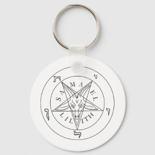 Baphometのシール キーホルダー