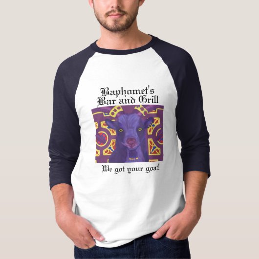 Baphometのバー兼グリルのワイシャツ1 Tシャツ (正面)