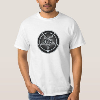 Baphometの五芒星のティー Tシャツ