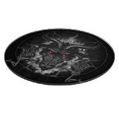 Baphometの五芒星の黒の金属 カッティングボード (角)