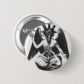 Baphometの円形ボタン 缶バッジ (正面&裏面)