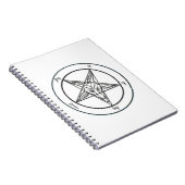 Baphometの白いノート ノートブック (右側)