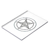 Baphometの白いノート ノートブック (左側)