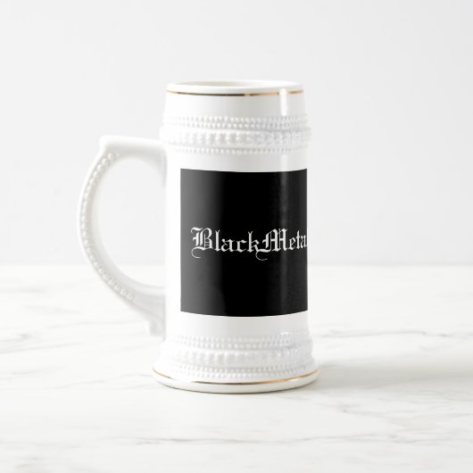 Baphometの赤いビールステイン ビールジョッキ (左)