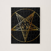 Baphometの金sigil ジグソーパズル (縦)
