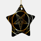 Baphometの金sigil セラミックオーナメント (右)
