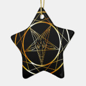 Baphometの金sigil セラミックオーナメント (左)