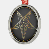 Baphometの金sigil メタルオーナメント (左)