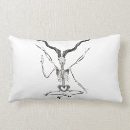 Baphometの骨格枕 ランバークッション
