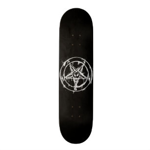 Baphometの黒くきたないスケートボード スケートボード