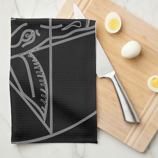 BaphometのSigil キッチンタオル (四つ折り)