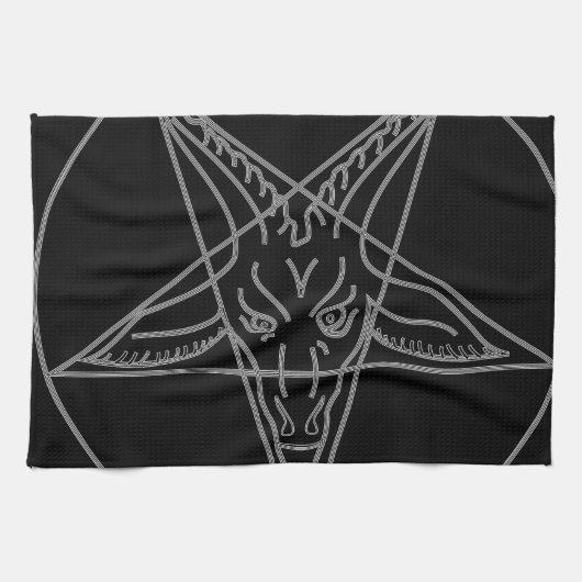 BaphometのSigil キッチンタオル (横)