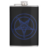 BaphometのSigil (青い) フラスク (正面)