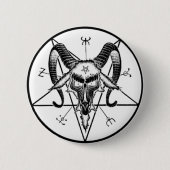 BaphometボタンかPin 缶バッジ (正面)