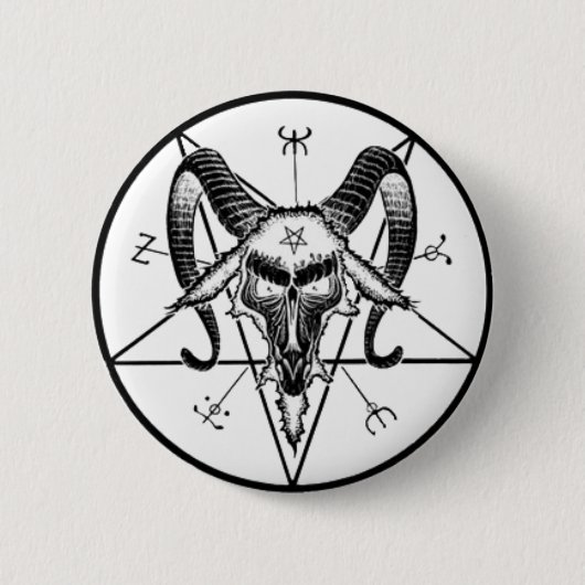 BaphometボタンかPin 缶バッジ (正面)