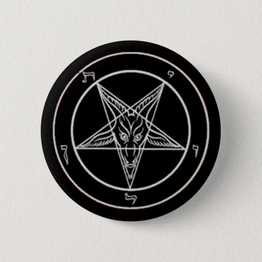Baphometボタン 缶バッジ (正面)