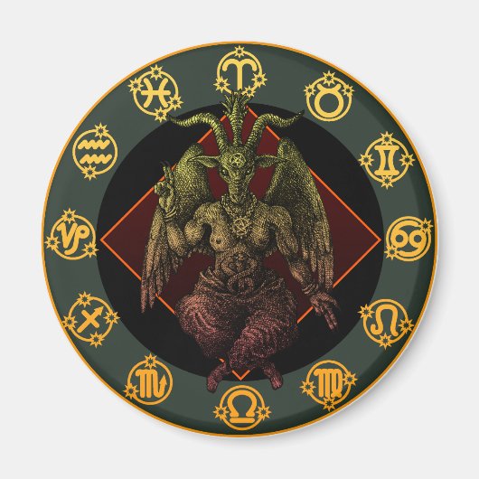 baphomet3 マグネット (正面)