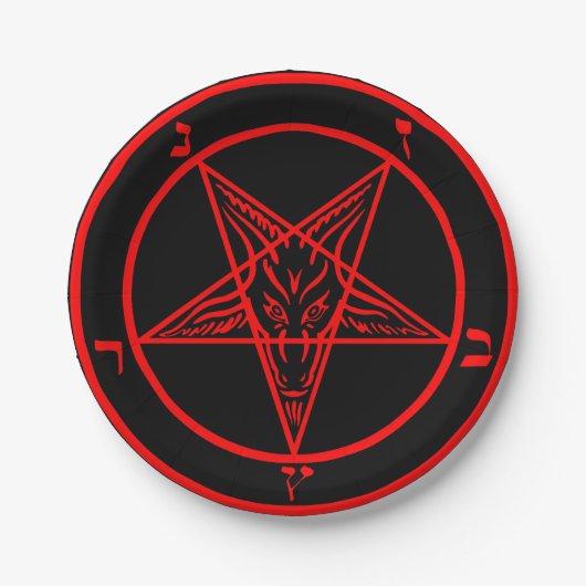 Baphomet ペーパープレート (正面)