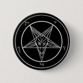 Baphomet 缶バッジ (正面)