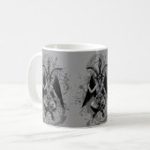 Baphomet: 魔法使いおよび魔力の角状の神、 コーヒーマグカップ (正面左)